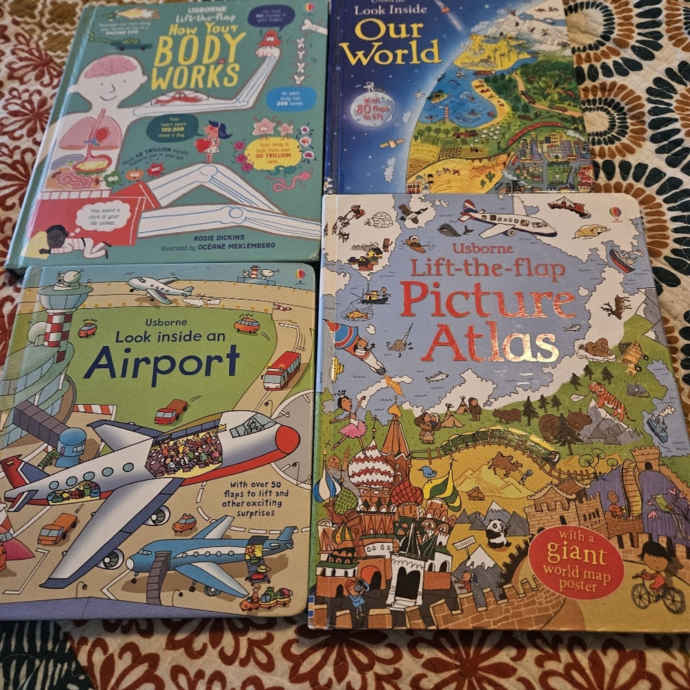 MoViNg SaLe Usborne Lift A Flap Books